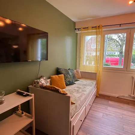 Amazonite, Studio Proche Centre Ville De Caen Stationnement A Proximite Exterior foto